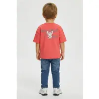 Cars Little T-shirt met backprint rood Jongens Viscose Ronde hals Backprint - maat 92