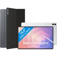 Samsung Galaxy Tab S11 Ultra 14,6 inch 512GB Wifi Zilver + Toetsenbord Hoes QWERTY