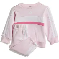 Adidas Trainingspak 'Seasonal Essentials Tiberio' pink / rosa / wit