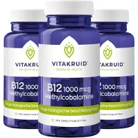 Vitakruid B12 1000 mcg Methylcobalamine - 90 tabletten