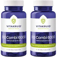 Vitakruid 3x B12 Combi 6000, folaat & P-5-P (120 zuigtabletten)