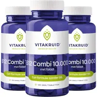 Vitakruid 2x B12 Combi 10.000 met folaat (120 smelttabletten)