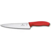 Victorinox Swiss Classic trancheermes - 19cm - RVS/fibrox - rood