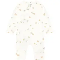 Noppies Rompertje/body cappuccino / taupe / basaltgrijs / wolwit