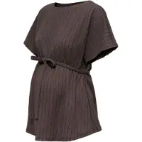 ONLY Maternity Top 'OLMPetris' chocoladebruin