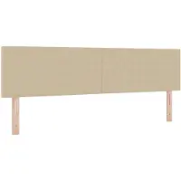 vidaXL Hoofdbord Lichtgroen Grijs 180 cm Corduroy stof
