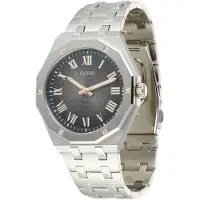 GUESS GW0575G1 herenhorloge met analoge zilverkleurige wijzerplaat - stijlvol en veelzijdig