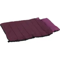 Zolux bivouak hondendeken/slaapzak 2in1 rood - 95x60-120 cm