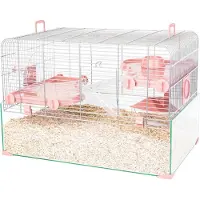 Zolux Knaagdierkooi Panas Roze 59X40X39 Cm