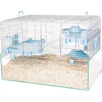 INTER ZOO Knaagdierkooi Panas Blauw 59X40X39 Cm