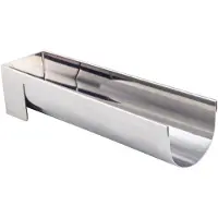 De Buyer Gouttière à bûche inox ronde 8x30cm 3206.30