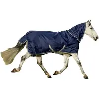Bucas Deken Freedom Turnout Full Neck 150gr Donkerblauw - 145/198