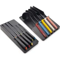 Joseph Joseph - Giftset Elevate Your Cooking Keukenhulpen en Messen met Houder 10-Delig - Polypropyleen - Multicolor