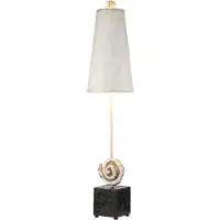 ELSTEAD LED Tafellamp Swirl | 1X E27 Max 60W | Bone White and Black