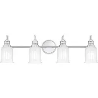 QUOIZEL LED Badkamerarmatuur Swell | 3W 3000K 300Lm 830 | IP44 | Dimbaar | Polished Chrome