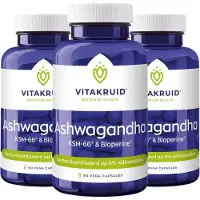 Vitakruid Ashwagandha KSM-66 & Bioperine (90 capsules)