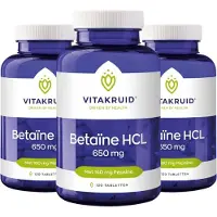 Vitakruid Betaïne HCL 650mg - 120pcs