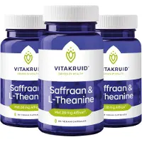 Vitakruid Saffraan & L-Theanine | 30 capsules