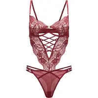 Hunkemoller Body 'Greta' rood