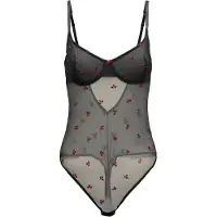 Hunkemoller Body 'Chelsey' groen / rood / zwart