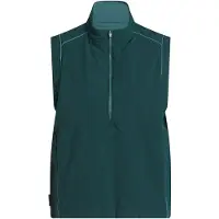 Adidas Sportbodywarmer 'Beyond Twistweave Loose Quarter-Zip' donkergroen
