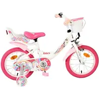 Volare Unicorn Kinderfiets - Meisjes - 14 inch - Wit