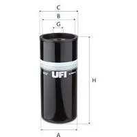 Ufi 23.503.00 Oliefilter