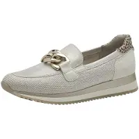 Jana Damen slippers, elegant, veganistisch, beige/goud, maat 37
