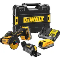 DeWalt DCS438E2T Accu slijpmachine 76mm 18V XR 1.7Ah POWERSTACK in TSTAK