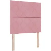 vidaXL Hoofdbord Roze 90 cm Fluweel