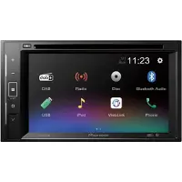 Pioneer AVH-A240DAB dubbel-DIN multimediasysteem, 15,75 cm (6,2 inch) display, radio, DAB+, MP3-weergave, DVD-speler, USB, Bluetooth, iPod/iPhone-bediening, smartphone-bediening