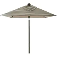 Madison Triangle stokparasol 210x130 cm automatisch - taupe