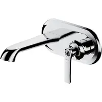 Omnires Y - Inbouw wastafelkraan, 2-gats installatie,met inbouwdeel, zwart Y1215HBL