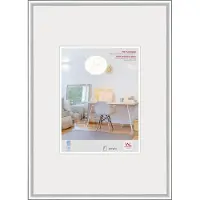 Walther design New Lifestyle - Kunststof lijst - Fotoformaat 40x50 cm - Kunstglas - Zilver