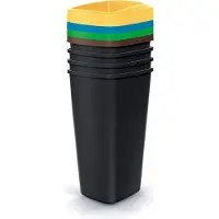 Prosperplast Compacta Q 29x26x69 Cm Recyclebak 4 Eenheden