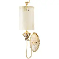 Flambeau LED Wandlamp Trellis | 1X E27 Max 60W | Putty Patina & Silver Leaf
