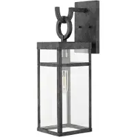Elstead Lighting LED Wand Buitenlamp Porter | 1X E27 Max 60W | IP44 | Dimbaar | Aged Zinc
