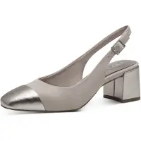Marco Tozzi Slingpumps taupe / zilver