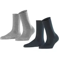 Falke Sokken navy / grijs gemêleerd