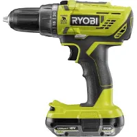 Ryobi 18V ONE+ accuschroefboormachine R18PD32-1C20G, 2-versnellingsbak, koppel