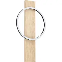 Eglo Boyal Wandlamp - LED - 56 cm - Zwart/Bruin