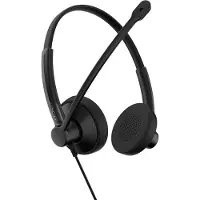 Epos Impact 100 MS Stereo - Professionele bedrade hoofdtelefoon USB-C/USB-A, Zwart