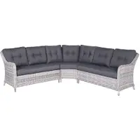 Garden Impressions Milwaukee lounge-dining hoek set cloudy grey L237 x B237 x H85 cm