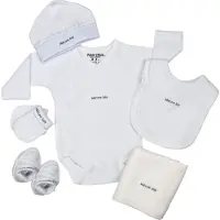 Petit villain Giftset 6-delig Welcome Baby Wit 0-3mnd maat Maat 0-3maanden