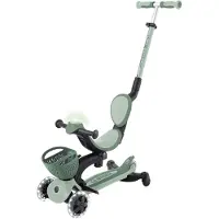 Globber Go Up Baby Lights Scooter Groen Kinderen