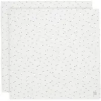 Jollein - Hydrofiele Doek Large 115x115cm - Inbakerdoek - Zacht Katoen - 2 Stuks - On The Go