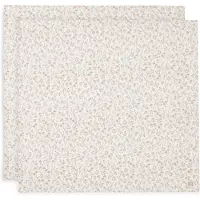 Jollein - Hydrofiele Doek Large 115x115cm - Inbakerdoek - Zacht Katoen - 2 Stuks - Bloomy