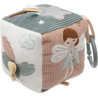 Jollein Baby Activiteitenkubus - Lovely Birds - Polyester - Sensorisch Speelgoed