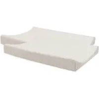 Jollein Aankleedkussenhoes - 50x70cm - Badstof - Oatmeal - 2 Stuks
