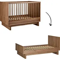 Quax Meegroei Babybedje Kyo 70x120 Walnut